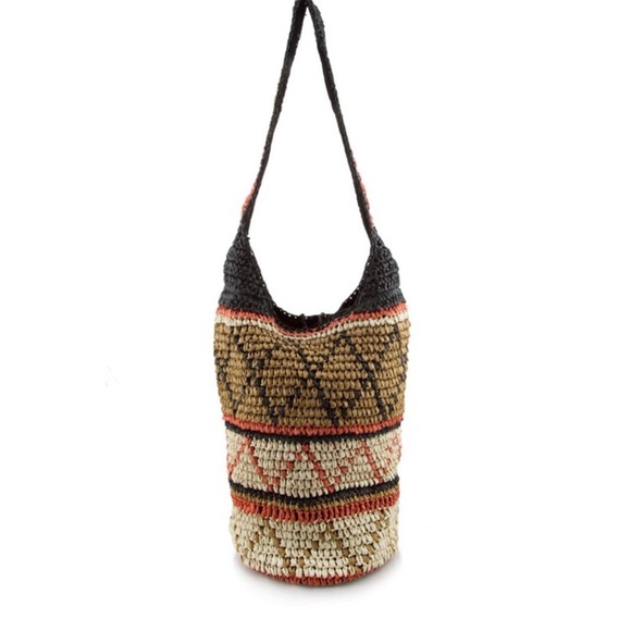 ❤️LAST ONE 🦊AZTEC STRAW SHOULDER BAG🦊 - Picture 4 of 6